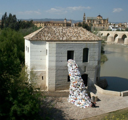 Books Waterfall