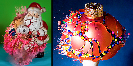 Exploding Christmas Ornaments