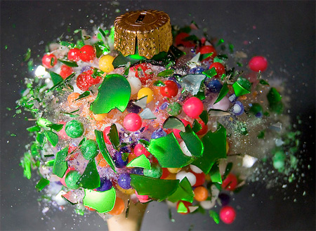 Destroyed Christmas Ornaments