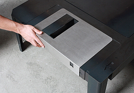 Floppy Disk Table by Neulant van Exel