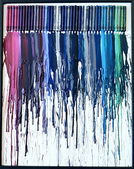 Melted Crayon Art by Jessie Kerbawy