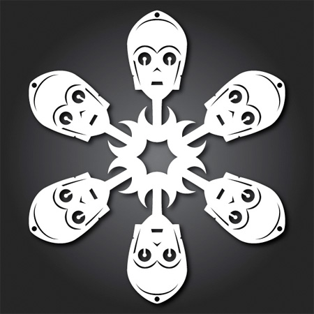 C-3PO Snowflakes