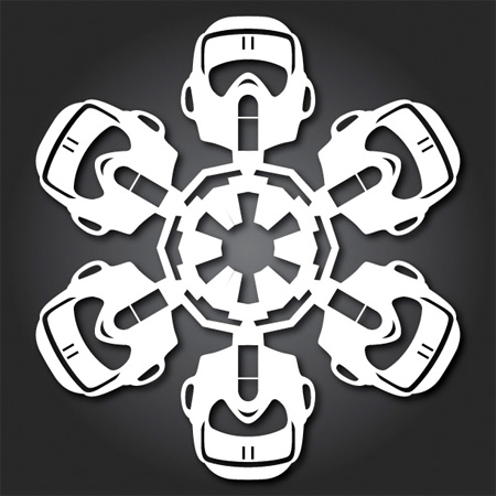 Scout Trooper Snowflakes