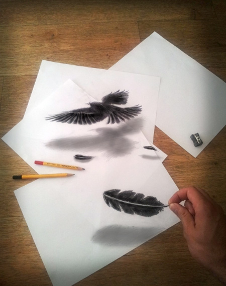 Optical Illusion Drawings