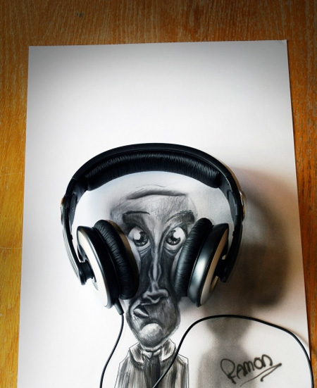 3D Airbrush Drawings