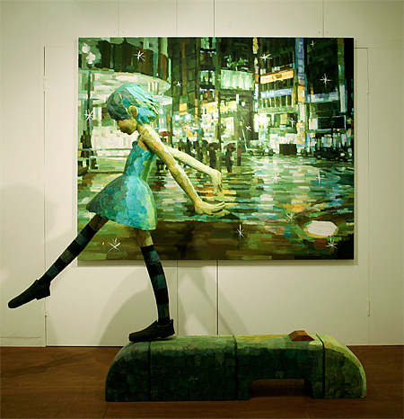 Painting by Shintaro Ohata