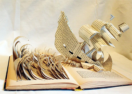 Book Carvings by Jodi Harvey-Brown