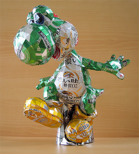 Recycled Can Sculptures by Makaon