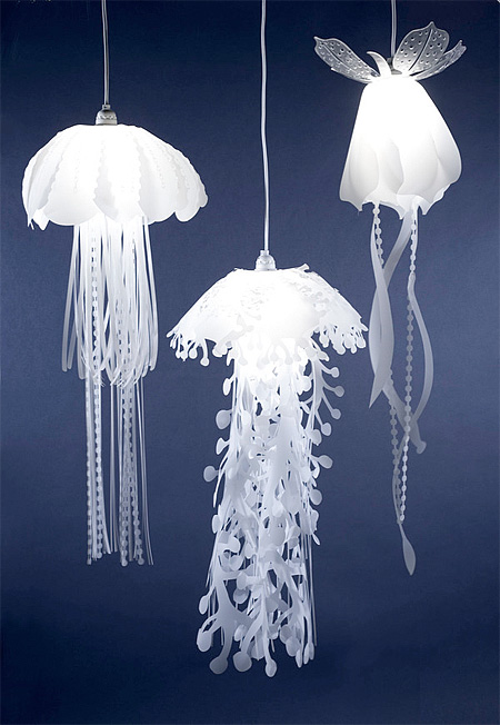 Jellyfish Lamps by Roxy Russell