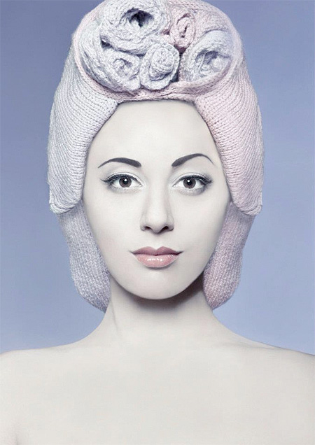 Knitted Wigs by Louise Walker