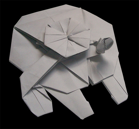 Millenium Falcon Origami