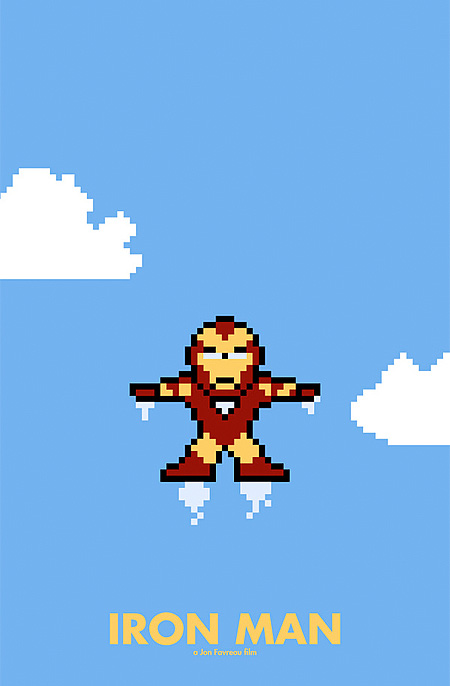 8 Bit Iron Man