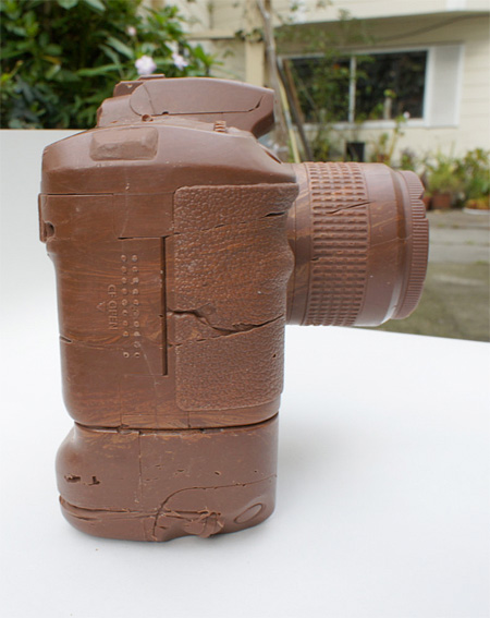 Canon Camera Made of Chocolate