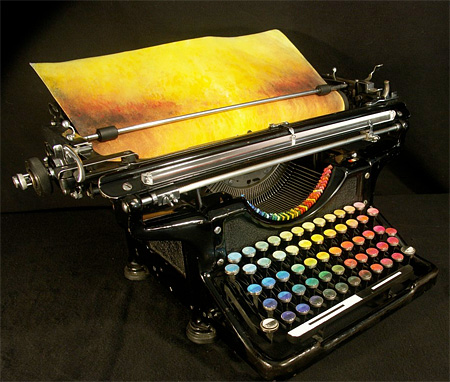 Typewriter Painting