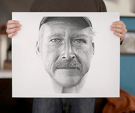 Dot Drawings by Miguel Endara