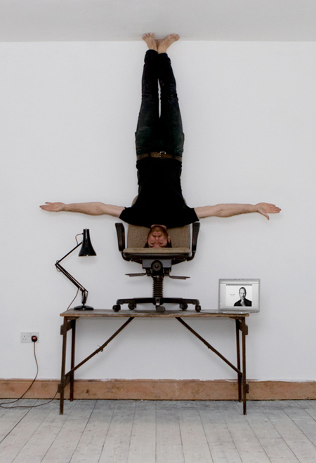 Head Stand Portrait