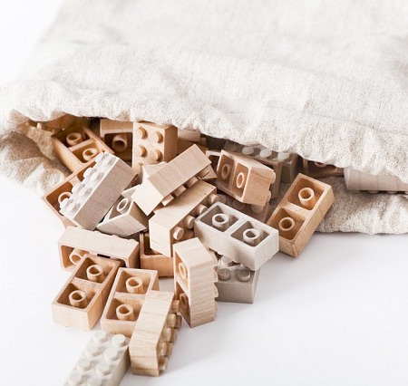 Wooden LEGO