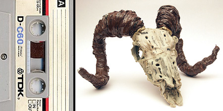 Cassette Tape Sculptures