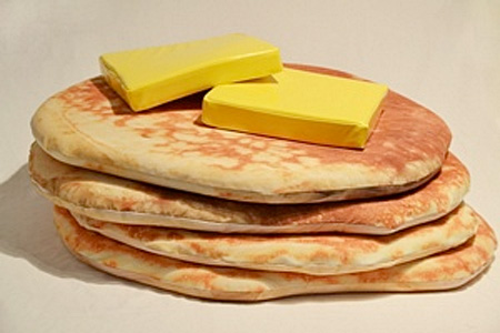 Pancake Floor Pillows by Todd von Bastiaans