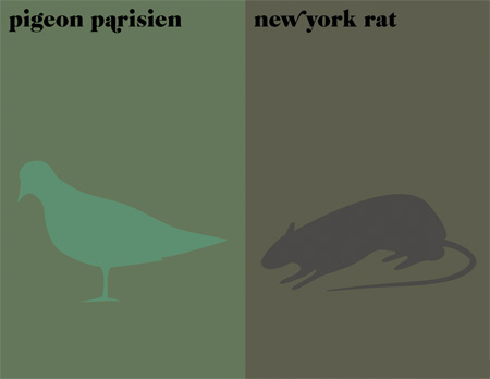 Paris vs New York Prints