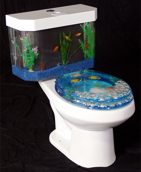 Toilet Fish Tank