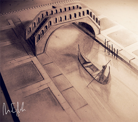 Anamorphic Drawings