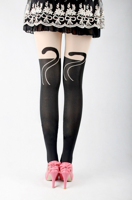 Cat Face Tights