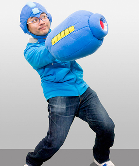 Mega Man Arm Cannon Pillow