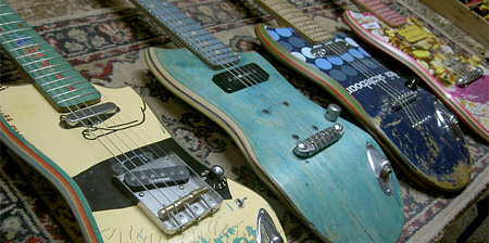 Skateboard Guitars