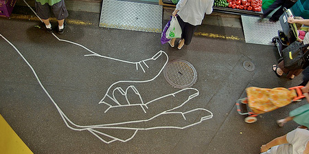 Masking Tape Street Art