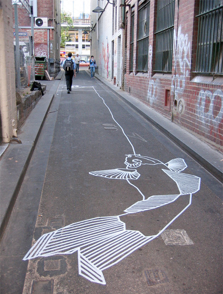 Masking Tape Graffiti