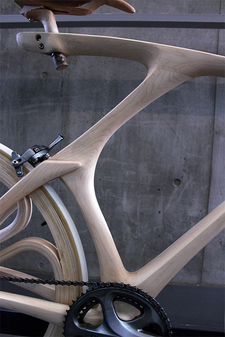 Wooden Bicycle by Yojiro Oshima