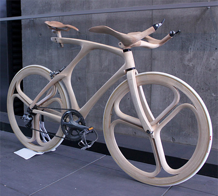 Bicycle Made of Wood