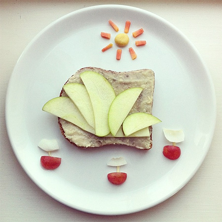 Breakfast Food Art by Ida Skivenes