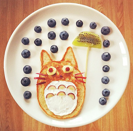 Totoro Food Art