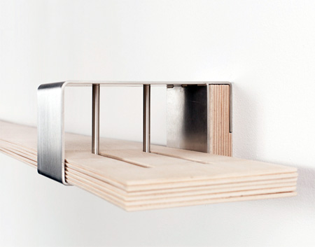 Flexible Wooden Bookshelf