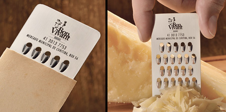 Cheese Grater Business Card