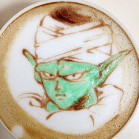 Dragon Ball Latte Art