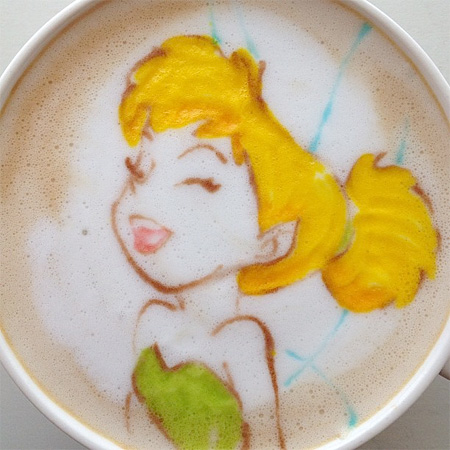 Tinker Bell Latte Art