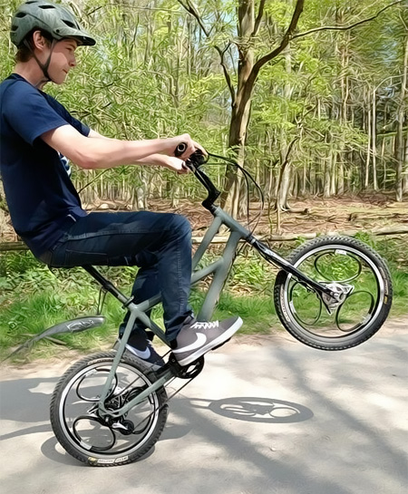 Bicycle Wheel with Suspension