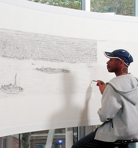 Autistic Artist Draws from Memory