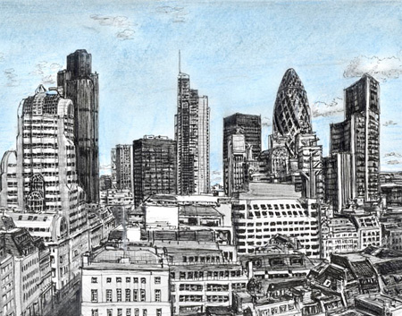 Memory Drawings by Stephen Wiltshire