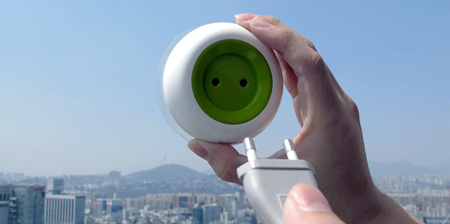 Solar Powered Window Socket