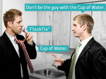 Flask Necktie