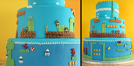 Super Mario Cake