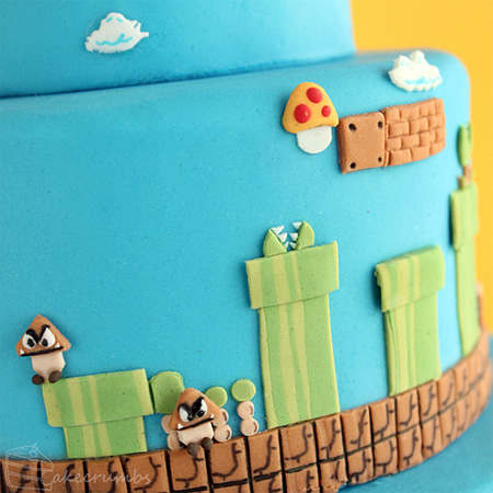 Super Mario Bros Themed Cake