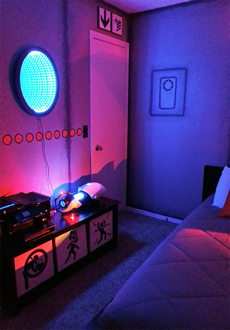 Portal 2 Themed Room