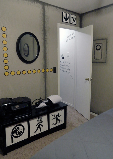 Portal Themed Room