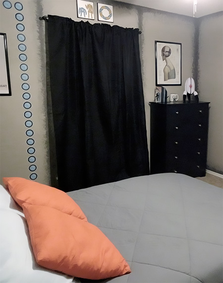 Portal Game Themed Bedroom