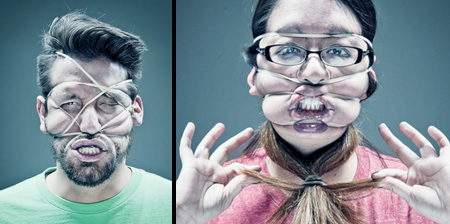 Rubber Band Portraits